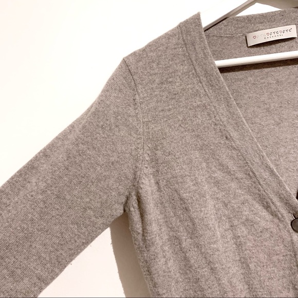 FTC 100% Cashmere Cardigan Floral Embroidery - Picture 10 of 15